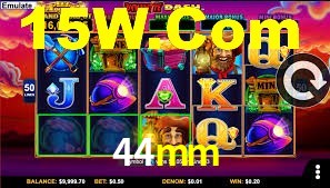 Sinta a adrenalina dos jogos de cassino com 44mm